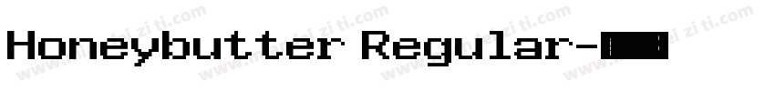 Honeybutter Regular字体转换